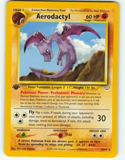 Aerodactyl - 1st Edition - 15/64 Neo Revelation - Pokemon TCG - 2001 - Image 1