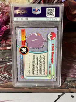 2000 Pokemon Topps Gengar Series 2 Rainbow Foil #94 PSA 8 (Pop 11-Only 1 higher) - Image 2