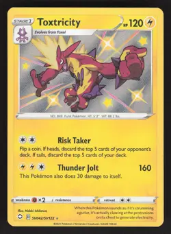 Toxtricity SV042/SV122 Pokemon TCG Shining Fates: Shiny Vault NM - Image 1