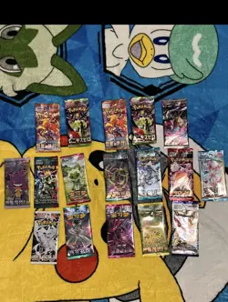 Pokemon Japanese Sealed 16 Booster Pack + 1 free Givy - Image 1