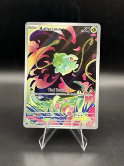 Bulbasaur 133/132 Pokemon TCG Illustration Rare ME01 Holo NM Pack Fresh - Image 1