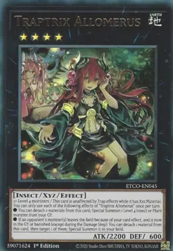 Yugioh! Traptrix Allomerus - ETCO-EN045 - Ultra Rare - 1st Edition Near Mint, En - Image 1