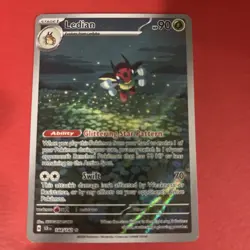 Ledian 144/142 Pokemon TCG Stellar Crown Illustration Rare Card Near Mint NM - Image 1