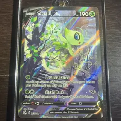 Pokemon Celebi V Ultra Rare Full Art Holo 245/264 Fusion Strike 190 HP Card - Image 2