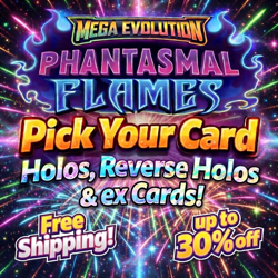 Phantasmal Flames Pick & Choose Your Card! Basic, Holo, Reverse Holo, EX Cards! - Image 1