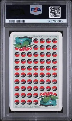 1998 POKEMON STADIUM GREEN VERSION PLAYING CARDS QUEEN OF SPADES IVYSAUR PSA 10 - Image 2