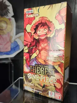 Sealed Japanese PRB-01 One Piece Card Game The Best Booster Box US SELLER - Image 1