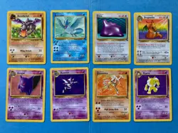 Pokemon Complete Non-holo Fossil Set- R/UC/C- Cards 16 to 62 – NM with Some VLP - Image 2