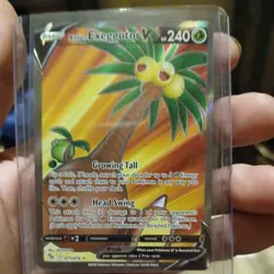 Pokemon GO TCG Full Art Ultra Rare Alolan Exeggutor V 071/78 MINT Card - Image 1