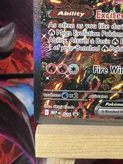 Oricorio ex 024 Pokemon TCG Mega Evolution Charizard UPC Black Star Promo Card - Image 2