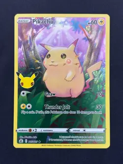 Pikachu 005/025 - Celebrations - Lightly Played LP Pokemon Card - Image 1