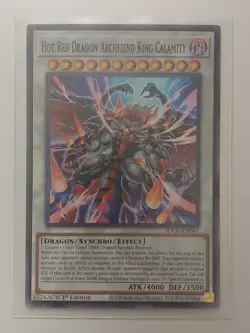 Yu-Gi-Oh! Hot Red Dragon Archfiend King Calamity SDCK-EN047 1st Ed PLUS 30 CARDS - Image 1