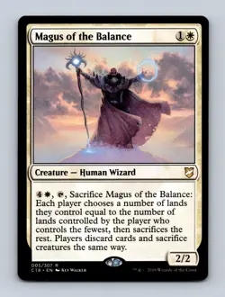 Magus of the Balance Commander 2018 Non-Foil MTG NM - Image 1