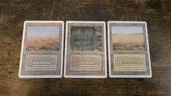 MTG Revised Dual Lands ABZAN SET Lightly Played SCRUBLAND BAYOU SAVANNAH - Image 1