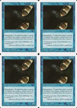 MTG Dandan x4 5th Fifth Edition Common NM/LP Playset - Image 1