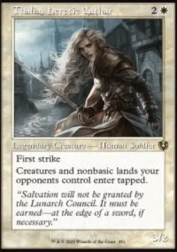 Thalia, Heretic Cathar Innistrad Remastered (INR) 351 MTG Retro (STAR) Foil - Image 1