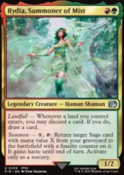 Rydia, Summoner of Mist Final Fantasy (FIN) 239 MTG Foil NM - Image 1