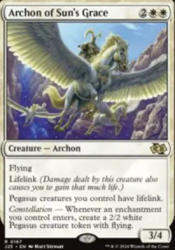 Archon of Sun's Grace Foundations Jumpstart J25 167 MTG Regular - Image 1