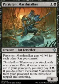 Persistent Marshstalker Bloomburrow (BLB) 104 MTG Regular - Image 1