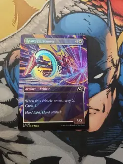 MTG Mint Singles - Spotcycle Scouter 297 | DFT | Foil | Borderless | SYD - Image 1