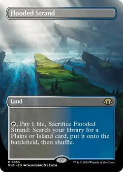 Flooded Strand (Borderless) Near Mint 353 MH 3 REG - Image 1