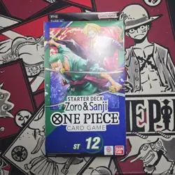One Piece TCG Zoro & Sanji Starter Deck ST-12 English (SEALED) Cards - Image 1