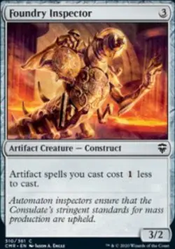 Foundry Inspector Commander Legends (CMR) 310 MTG Foil - Image 1