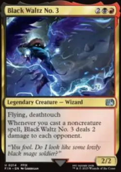 Black Waltz No. 3 Final Fantasy (FIN) 214 MTG Regular NM - Image 1