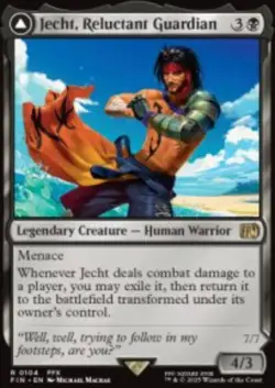 Jecht, Reluctant Guardian // Braska's Final Aeon (FIN) 104 MTG Foil NM - Image 1