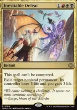 Inevitable Defeat Tarkir: Dragonstorm (TDM) 194 MTG Regular - Image 1