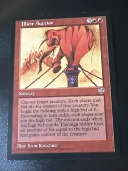 Illicit Auction X1 Mirage NM Cond See Pics English - Image 1