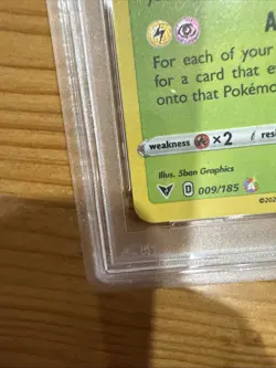 PSA 9 Celebi 009/185 - Amazing Rare - SWSH-04 - Vivid Voltage Pokemon Card TCG - Image 5