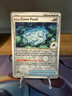 Pokemon - Cover Fossil Trainer 129/142 - Reverse Holo - Sv07 Stellar Crown - Image 1