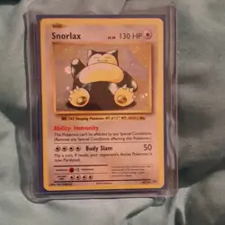 Snorlax XY179 Promo Holo Pokemon Card 130 HP Immunity Body Slam XY Set - Image 1