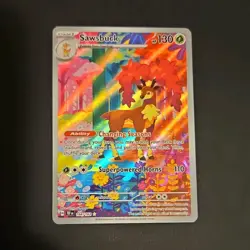 Pokemon Sawsbuck Illustration Rare Full Art Holo SV05 166/162 130 HP - Image 1