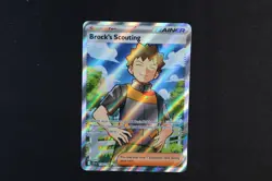 Brock's Scouting 179/159 Holo Shiny Pokemon Card Journey Together 2025 NEAR MINT - Image 1