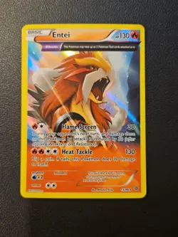 Entei 15/98 Pokemon Card XY Ancient Origins Rare Reverse Holo Foil TCG - Image 1