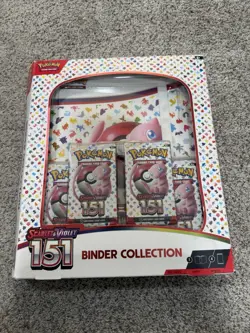 Pokemon TCG Scarlet & Violet 151 Binder Collection w/ 4 Packs & Binder (READ!!!) - Image 1