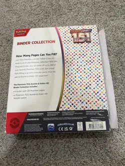 Pokemon TCG Scarlet & Violet 151 Binder Collection w/ 4 Packs & Binder (READ!!!) - Image 2