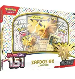 Pokemon TCG Scarlet & Violet 151 Zapdos EX Collection Box NEW SEALED - Image 1
