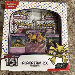 Pokemon TCG: Scarlet & Violet-151 Alakazam ex Collection Booster Box 820650855269 - Image 1