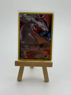 Pokemon TCG 2015 XY Black Star Promo Reshiram Holo Full Art XY74 - Image 1