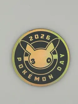 2026 Pokemon Day 30th Pikachu Coin - Image 1
