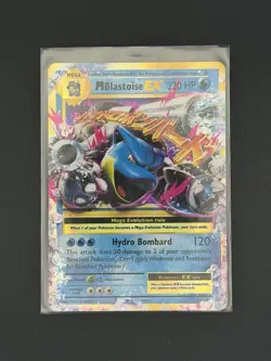 Pokemon Mega Blastoise EX 22/108 Evolutions Ultra Rare Holo - NM - Image 1