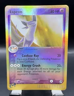 Espeon 16/100 Rare Pokemon Sandstorm Reverse Holo Moderately Played - Image 1