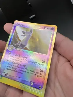 Espeon 16/100 Rare Pokemon Sandstorm Reverse Holo Moderately Played - Image 5