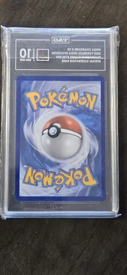 Pokemon Mega Charizard X EX SIR 125/094 Phantasmal Flames TAG 10 GEM MINT 2025 - Image 3