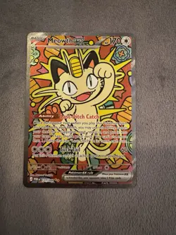 Meowth ex 121/088 ENGLISH Special Illustration Rare - Perfect Order SIR Pokemon - Image 2
