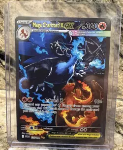 Pokemon Mega Charizard X ex SIR 125/094 Phantasmal Flames English - Image 1