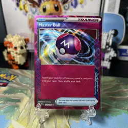 Master Ball 153/162 Pokemon Temporal Forces Ace Spec Holo NM - Image 1
